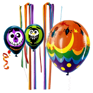 Halloween Balloon Decorations PNG sbd31 PNG