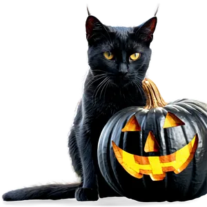 Halloween Black Cat Png Ooj24 PNG Image