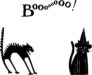 Art,monochrome Photography,carnivoran - Black Cat Clipart Halloween, HD Png Download PNG