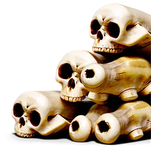 Halloween Bone Pile Png Sle PNG Image