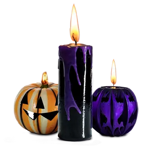 Halloween Candle Decorations Png Vbm20 PNG Image