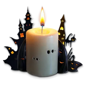 Halloween Candle Light Png Pae PNG Image