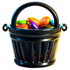 Halloween Candy Bucket PNG 04292024 PNG image with transparent background
