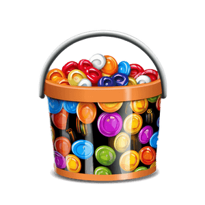 Halloween Candy Bucket PNG app PNG image with transparent background