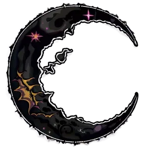 Halloween Crescent Moon Png Rxa31 PNG Image