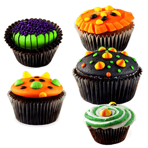 Halloween Cupcakes PNG 72 PNG