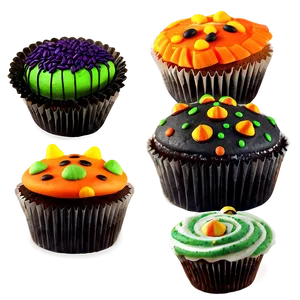 Halloween Cupcakes Png 72 PNG Image