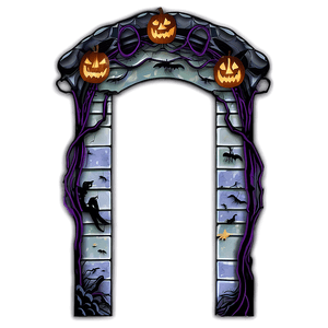 Halloween Door Decorations PNG vey PNG