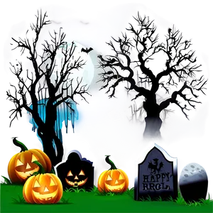 Halloween Graveyard Clipart Png 61 PNG Image