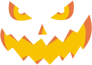 Halloween Jack O Lantern Face Vector PNG Image