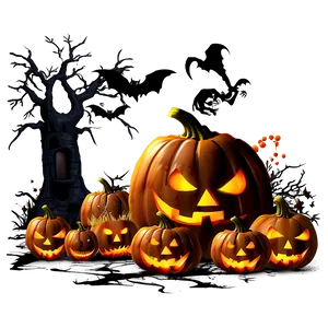 Halloween Nightmare Escape Png 3 PNG Image