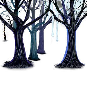 Halloween Party Haunted Forest Theme Png Iun PNG Image