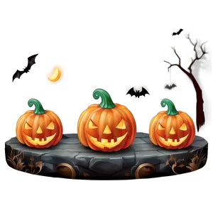 Halloween Pumpkin Curse Png Kjm83 PNG Image