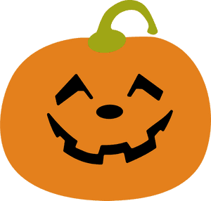 Halloween Pumpkin Lantern Graphic PNG image with transparent background