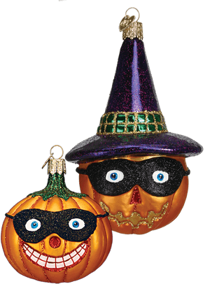 Halloween Pumpkin Lantern Ornaments PNG image with transparent background