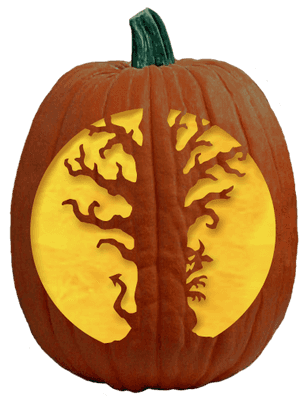 Free Pumpkin Carving Patterns - Jack-o'-lantern PNG image with transparent background