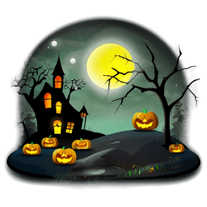 Halloween Spooky Scene PNG gxc PNG image with transparent background