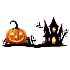 Halloween Town Scene PNG 88 PNG image with transparent background