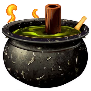 Halloween Witch Cauldron Png 06292024 PNG Image