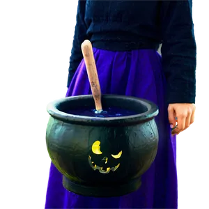 Halloween Witch Cauldron Png Nat PNG Image