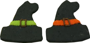 Halloween Witch Hat Cookies PNG Image