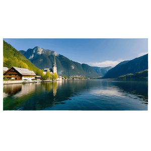 Hallstatt Village Austria PNG owu13 PNG image with transparent background