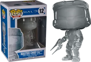 Halo Master Chief Active Camo Funko Pop PNG Image