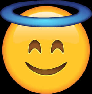 Smiling Face With Halo Emoji, HD Png Download PNG