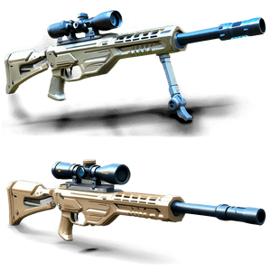 Halo Sniper Rifle PNG 05032024 PNG image with transparent background