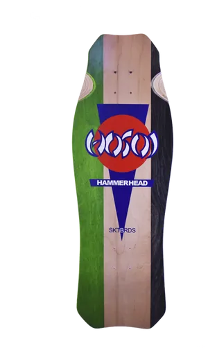 Hammerhead Skateboard Deck Graphic PNG Image