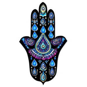 Hamsa Hand Drawing Png Dxi PNG Image