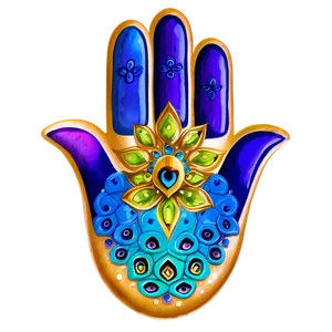 Hamsa Hand Watercolor Png Ghf7 PNG Image