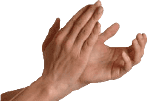 Hand Clapping Motion PNG image with transparent background