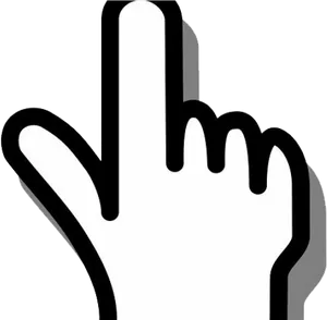 Hand Cursor Click Icon PNG Image