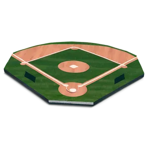 Hand-drawn Baseball Diamond Sketch Png Hsk66 PNG Image