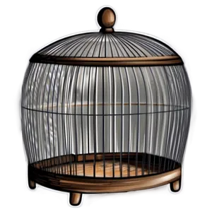 Hand Drawn Bird Cage Png Giq PNG Image