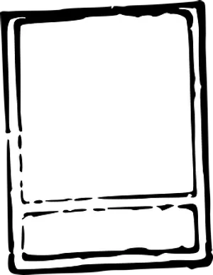 Hand Drawn Black Frame PNG Image