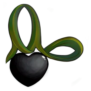 Hand-drawn Black Heart Png Nsa PNG Image