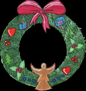 Cartoon Wreath PNG