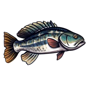 Hand-drawn Cod Fish Png 52 PNG Image