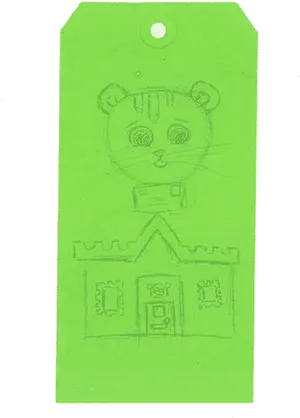 Hand Drawn Daniel Tigerand House Sketch PNG Image