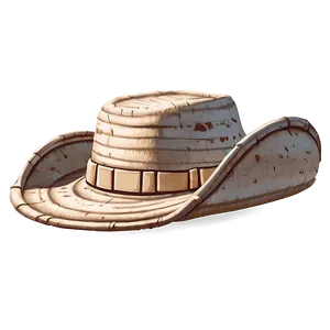 Hand-drawn Farmer Hat Art Png Kai PNG Image