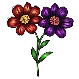 Hand-drawn Flower Illustration Png 06272024 PNG Image