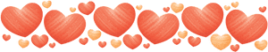 Horizontal Heart Border Transparent, HD Png Download PNG