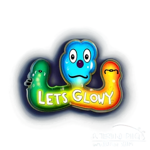 Hand-drawn Lets Glow Crazy Doodle Png 14 PNG Image