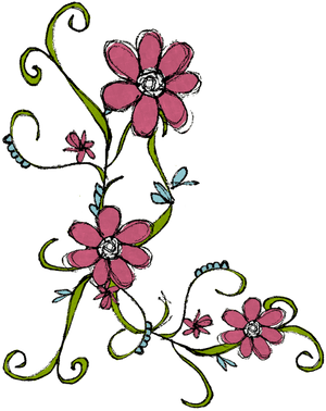 Flower Doodle Photo - Flower Doodles For A Background, HD Png Download PNG image with transparent background