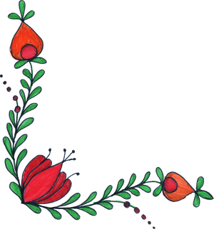 Flower Corner Border Drawing, HD Png Download PNG image with transparent background