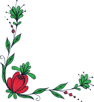 Flower Border Design Drawing, HD Png Download PNG image with transparent background