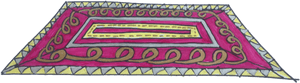 Carpet Cartoon Png, Transparent Png PNG with transparent background