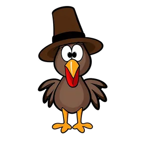 Hand Drawn Turkey Cartoon Png Ygv86 PNG Image